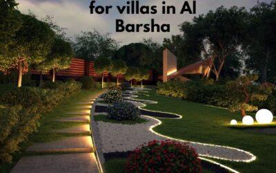 Garden landscaping for villas in Al Barsha