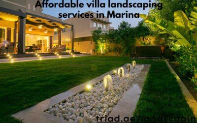 Expert villa garden design in Marina