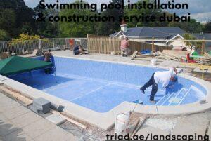 Swimming pool installation & construction service dubai