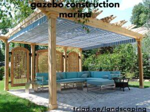 gazebo construction marina